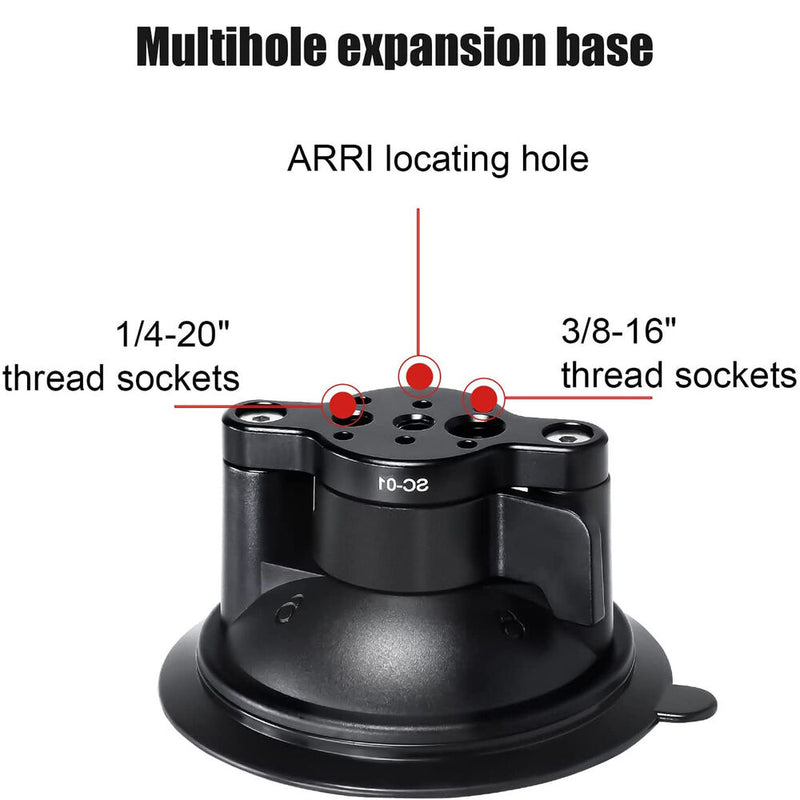 Sunwayfoto Universal Cellphone Auto Bracket Cell Phone Holder Suction Cup Mount