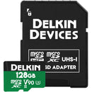 Delkin Devices 128GB POWER UHS-II microSDXC Memory Card with microSD Adapter