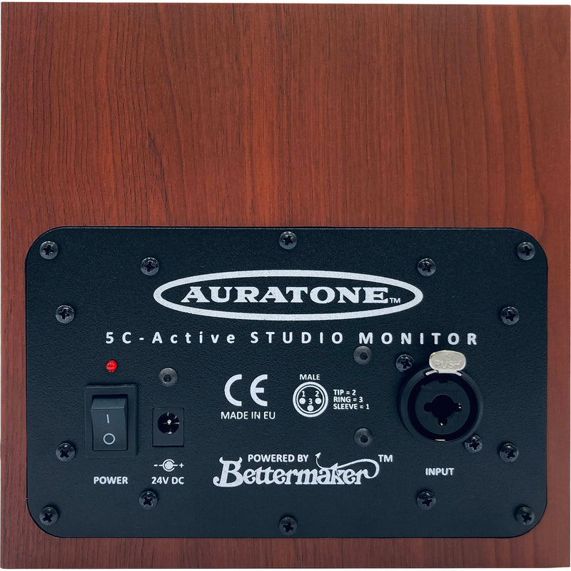 Auratone 5C Active Super Sound Cube Studio Monitor (Single, Wood Grain Finish)