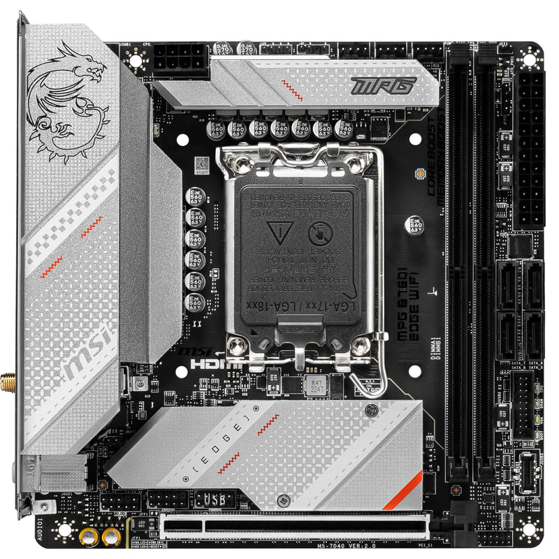 MSI MPG B760I EDGE WIFI LGA 1700 Mini-ITX Motherboard