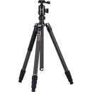 Fotopro Sherpa&nbsp;Summit Carbon Fiber Travel Tripod with FPH-63Q Arca-Type Ball Head and Monopod (Black)