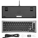 Cooler Master CK720 65% Customizable Mechanical Keyboard (Space Gray, Brown Switches)