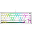 Cooler Master CK720 65% Customizable Mechanical Keyboard (Silver White, White Switches)