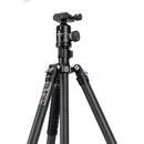 Fotopro Sherpa&nbsp;Summit Carbon Fiber Travel Tripod with FPH-63Q Arca-Type Ball Head and Monopod (Black)