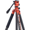 Fotopro X-Aircross 3 Lite Video Carbon Fiber Tripod (Flame Orange)