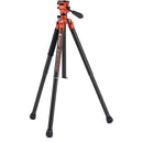 Fotopro X-Aircross 3 Lite Video Carbon Fiber Tripod (Flame Orange)