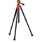 Fotopro X-Aircross 3 Lite Video Carbon Fiber Tripod (Flame Orange)