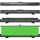 KHOMO GEAR Collapsible Pull-Up Extra Large Screen (Chroma-Key Green, 86.5 x 76")