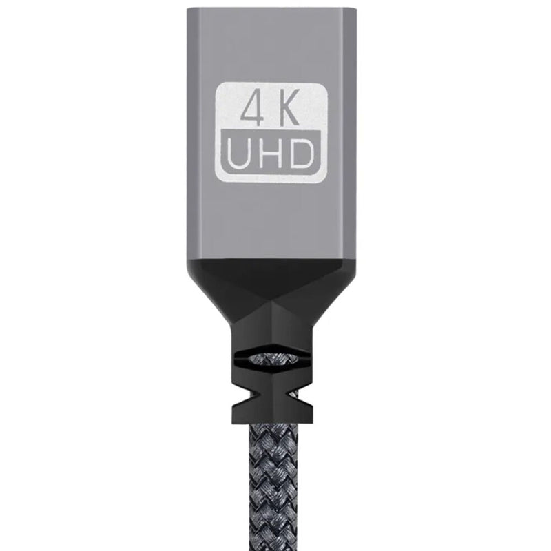 DigitalFoto Solution Limited Right-Angle Standard Micro-HDMI to HDMI Extension Cable (7.9")