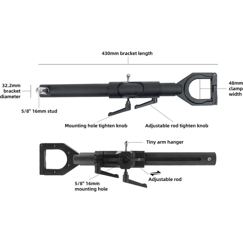 DigitalFoto Solution Limited Padded Docking & Balance Bracket Station for Stabilizers & Accessories