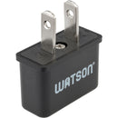 Watson 2-Prong Europe to 2-Prong USA Plug Adapter