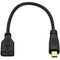 DigitalFoto Solution Limited Micro-HDMI Male to Mini-HDMI Female Adapter (6")