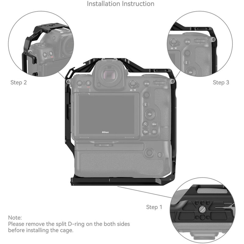 SmallRig Camera Cage for Nikon Z8 with MB-N12 Battery Grip