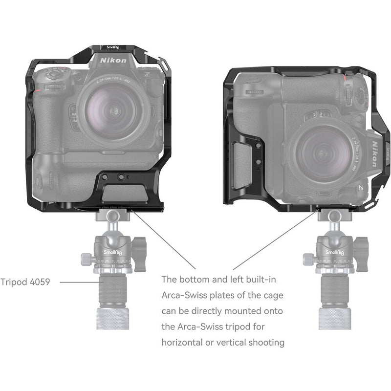 SmallRig Camera Cage for Nikon Z8 with MB-N12 Battery Grip