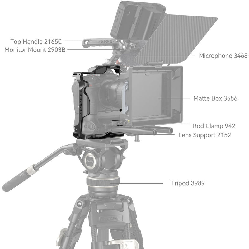 SmallRig Camera Cage for Nikon Z8 with MB-N12 Battery Grip