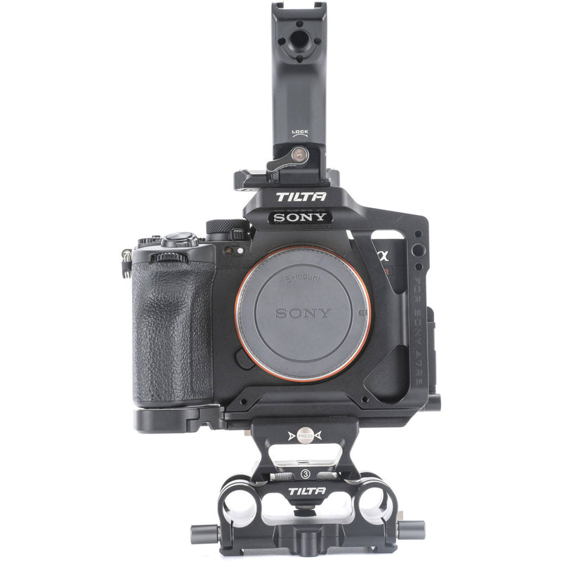 Tilta Half Cage Lightweight Kit with 15mm LWS Baseplate for Sony a7R V (Black)