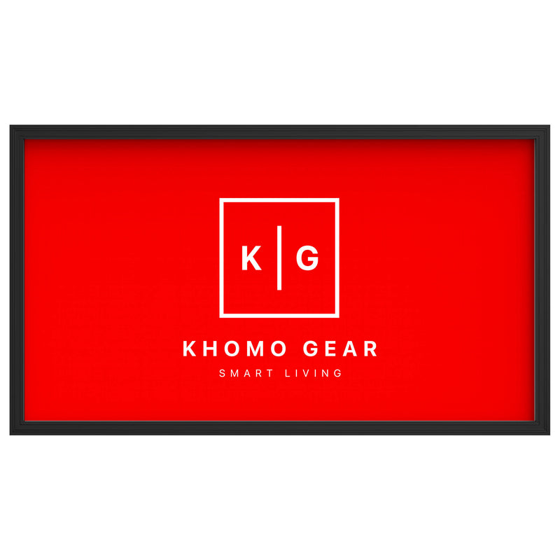 KHOMO GEAR GER-1252 Fixed-Frame Projector Screen (100")