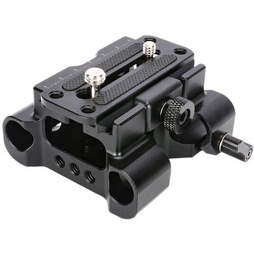 Niceyrig Arca-Type Quick Release Baseplate with 15mm Dual Rod Clamp