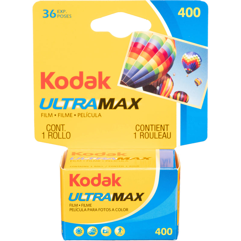 Kodak GC/UltraMax 400 Color Negative Film (35mm Roll, 36 Exposures)