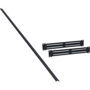 Lowell Manufacturing Rail Set with Side Brackets and Hardware (38 RU, 26" Deep)