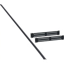 Lowell Manufacturing Rail Set with Side Brackets and Hardware (44 RU, 21" Deep)