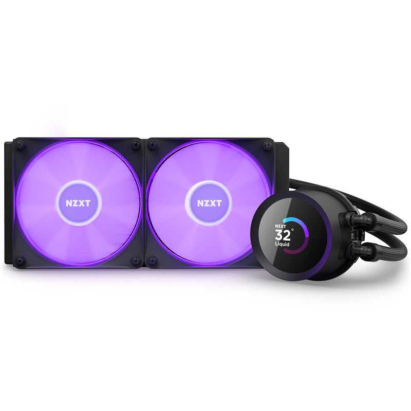 NZXT Kraken 240 RGB AIO Liquid Cooler with LCD Display (Black)