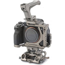 Tilta Half Cage Lightweight Kit with 15mm LWS Baseplate for Sony a7R V (Titanium Gray)