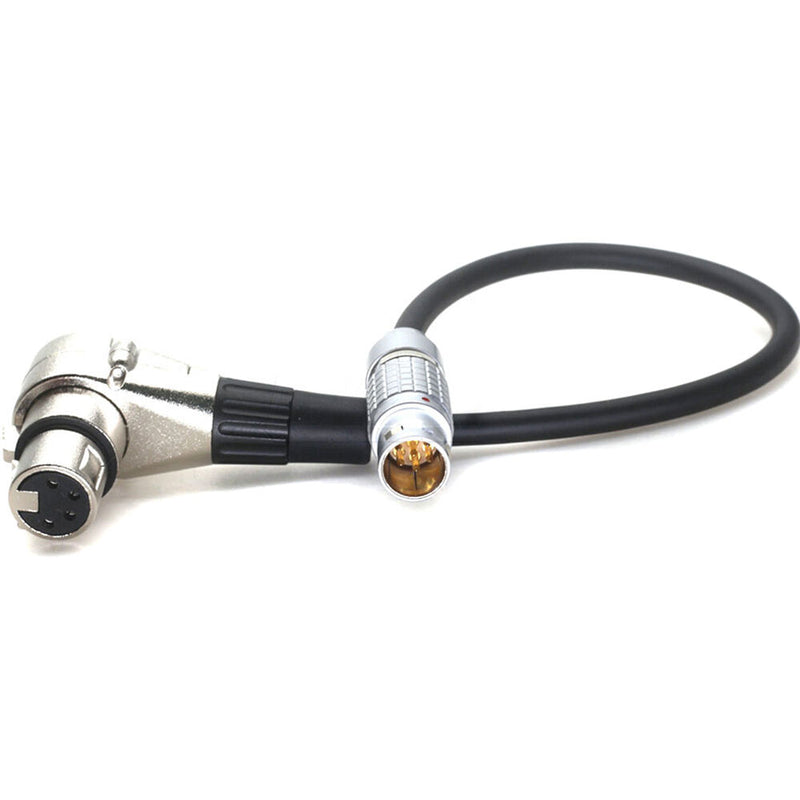 DigitalFoto Solution Limited 7-Pin to 4-Pin Right-Angle XLR Female Power Cable for Sony VENICE & ARRI TRINITY 2 (23.6")