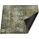 Drum N Base Vintage Persian-Style Stage Rug (4.3 x 2.9', Green)