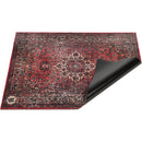 Drum N Base Vintage Persian-Style Stage Rug (4.3 x 2.9', Red)