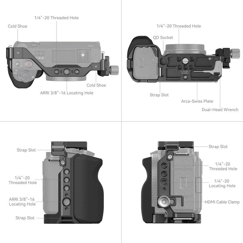 SmallRig Full Camera Cage Kit for Sony ZV-E1