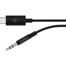 Belkin USB-C to 3.5mm Audio Cable (3', Black)