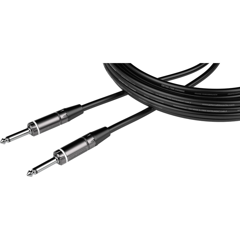 Gator Composer Series 1/4" Straight to 1/4" Straight Instrument Cable (20')