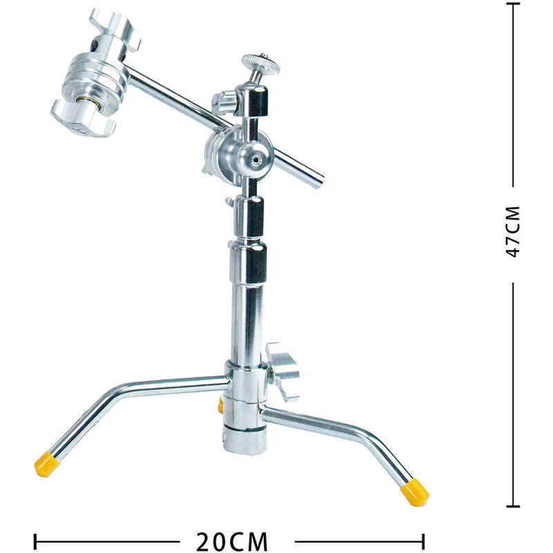 DigitalFoto Solution Limited Mini Pocket C-Stand with Ball Head and Grip Head