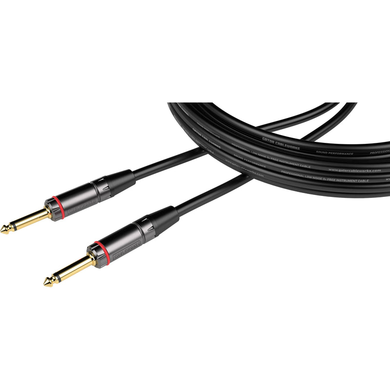 Gator Headliner Series 1/4" Straight to 1/4" Straight Instrument Cable (20')