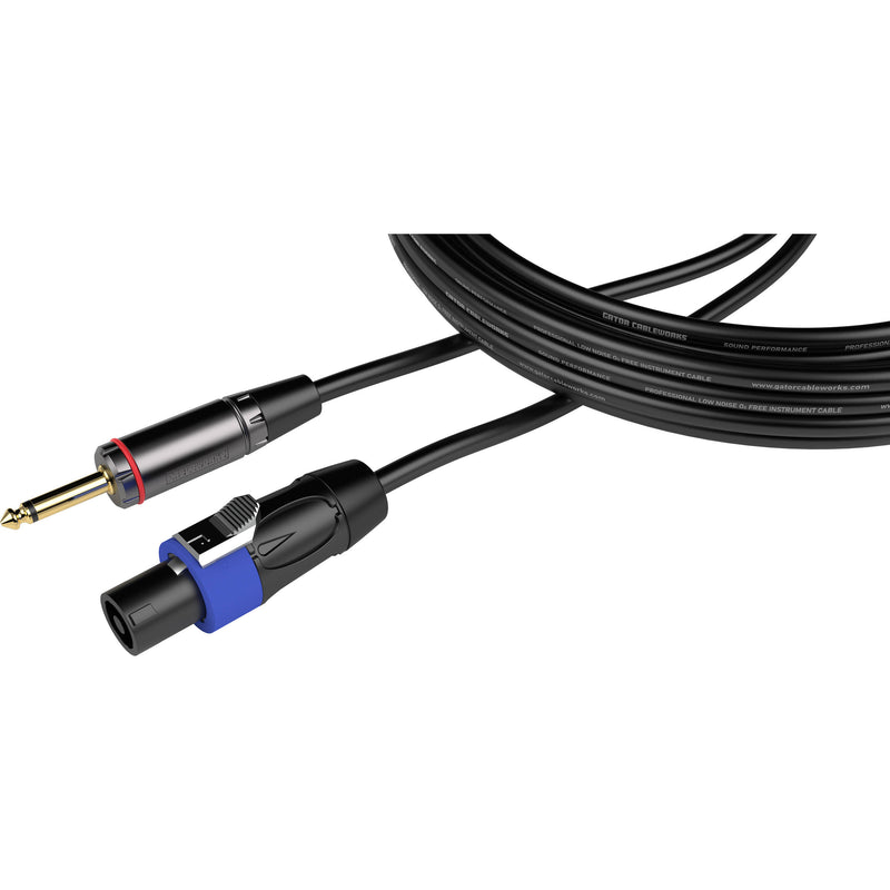 Gator Headliner Series TS to Twist Lock Connector Speaker Cable (6')