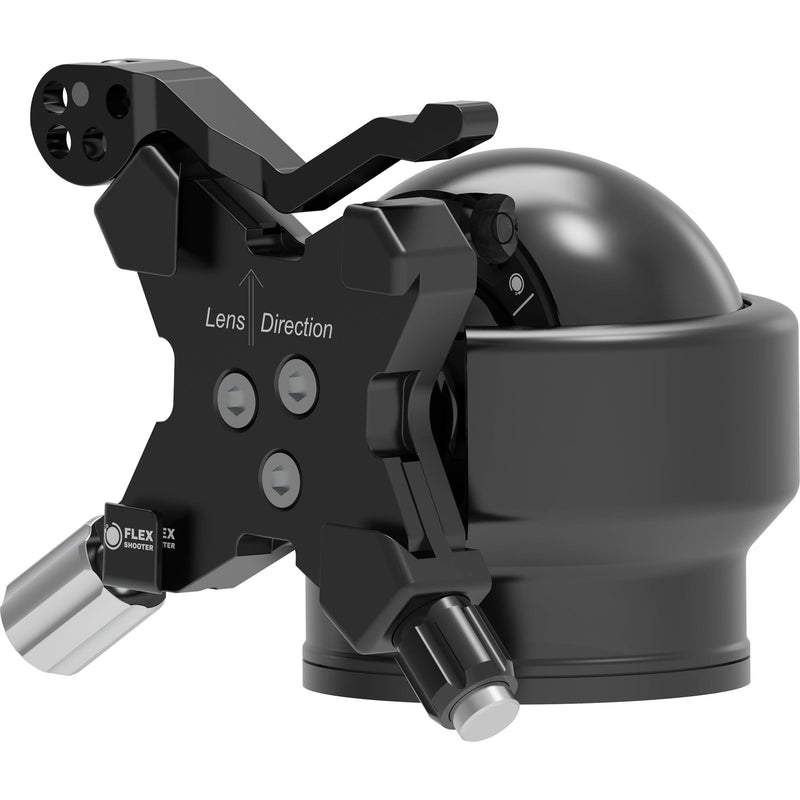 FlexShooter Pro Ball Head with Arca-Type Flip-Lever Receiver (Black)