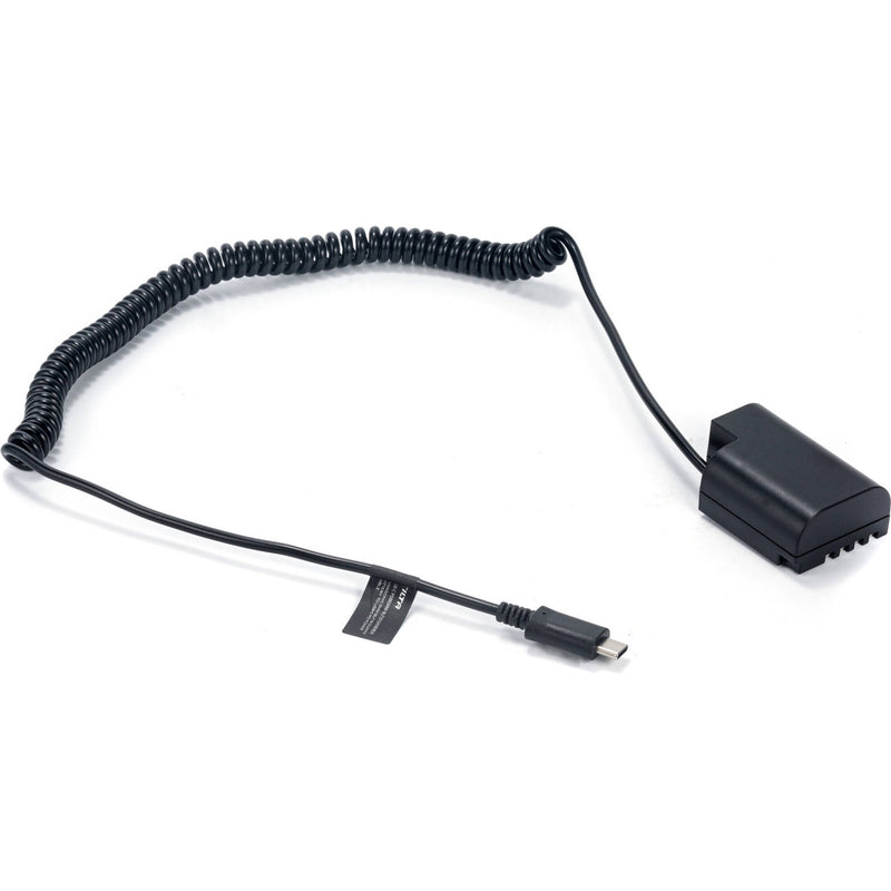 Tilta Panasonic DMW-BLF19 Dummy Battery to USB-C Power Cable (5")