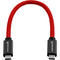 Kondor Blue USB-C 3.1 Gen 2 Cable (8.5", Cardinal Red)