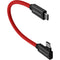 Kondor Blue Right-Angle USB-C 3.1 Gen 2 Cable (8.5", Cardinal Red)