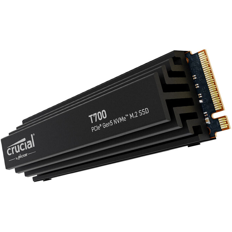 Crucial T700 1TB PCIe 5.0 x4 M.2 Internal SSD with Heatsink