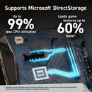 Crucial T700 1TB PCIe 5.0 x4 M.2 Internal SSD with Heatsink