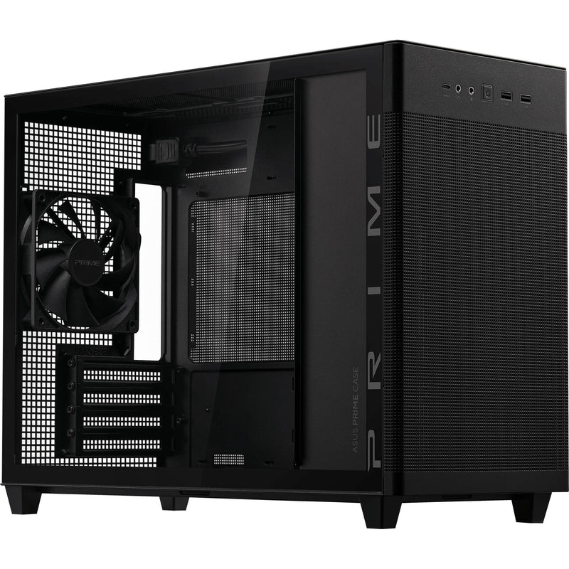 ASUS Prime AP201 Micro-ATX Case (Black, Tempered Glass)