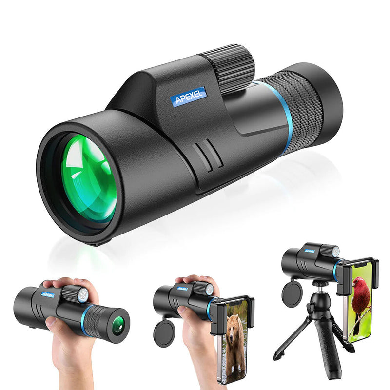 Apexel 10-20x50 Zoom Monocular Telescope