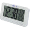 Explore Scientific Large Display Radio Controlled Alarm Clock (White)