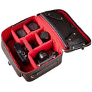 Oberwerth LHSA Leo M Voyager Camera Bag (Black/Red Lining)