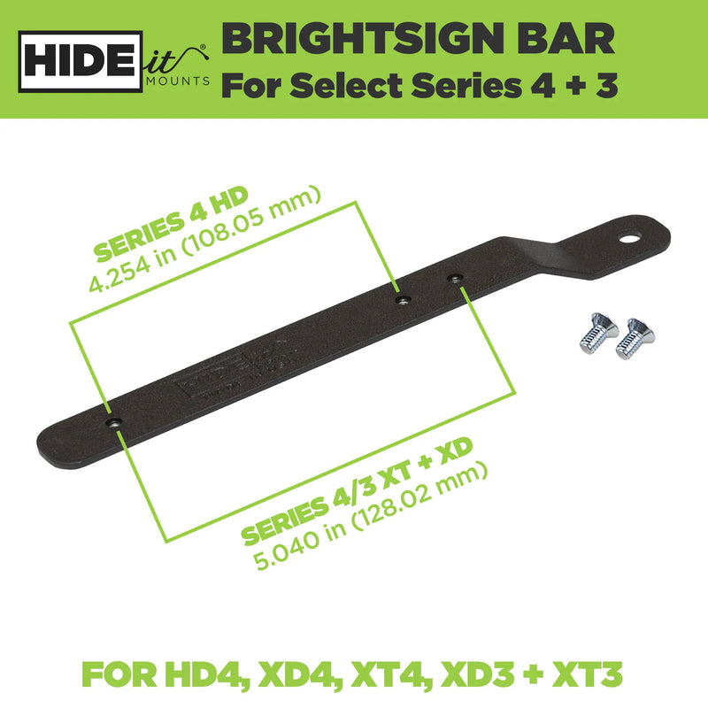 HIDEit Mounts BrightSign Vesa Bar (Series 5 LS)