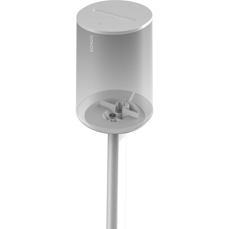 FLEXSON Floor Stand for Sonos Era 100 Speaker (White, Single)