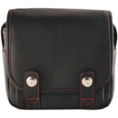 Oberwerth Q Bag (Black with Red Lining and Stitching)