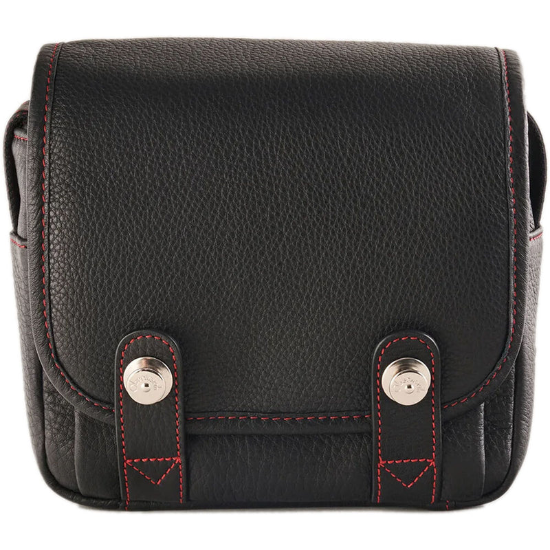 Oberwerth Q Bag (Black with Red Lining and Stitching)